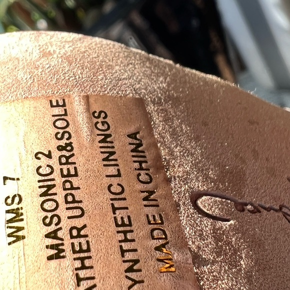 Size 7 Report signature coral studded leather upper & sole Masonic Vero cuoio - Picture 8 of 10